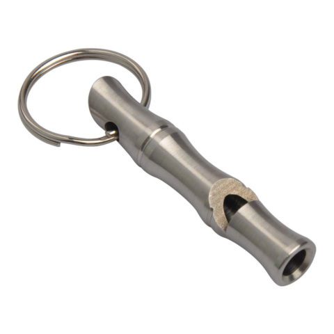 Брелок Munkees Whistle Stainless Bamboo