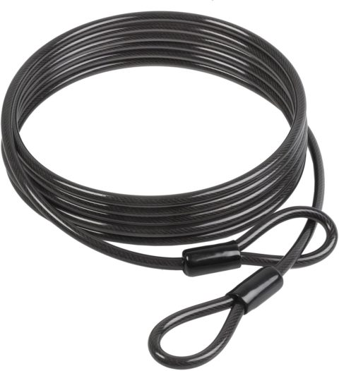 Lacăt de bicicletă M-WAVE SL 8.18 Looped Spiral Cable 