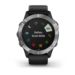 GPS часы навигатор Garmin Fenix 6 Silver with black band