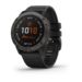 GPS ceas Garmin Fenix 6X Pro Solar Carbon Gray with black band