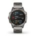 GPS ceas Garmin Fenix 6 Pro and Sapphire Titanium with titanium bracelet