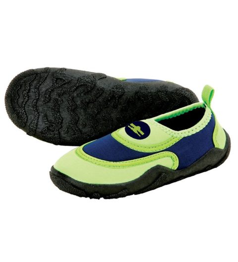 Тапочки коралловые Aqualung Beachwalker Kids bright green navy