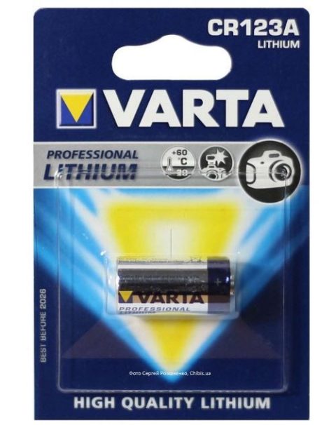 Батарейка Varta CR123A 1шт