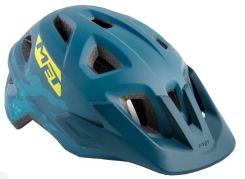 Велосипедный шлем Met Eldar petrol blue camo