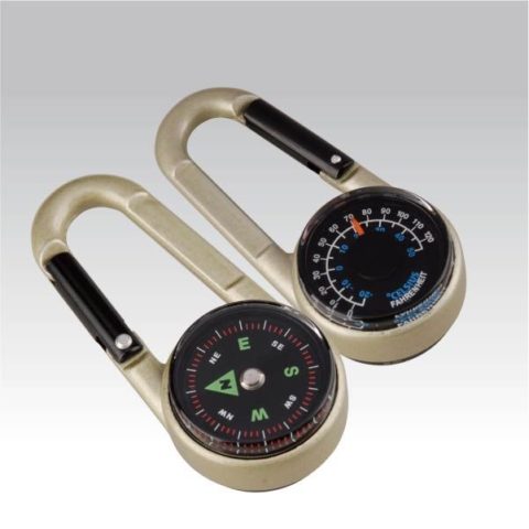 Брелок Munkees Carabiner Compass with Thermometer