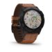 GPS ceas Garmin Fenix 6X Pro and Sapphire Black with chestnut leather band