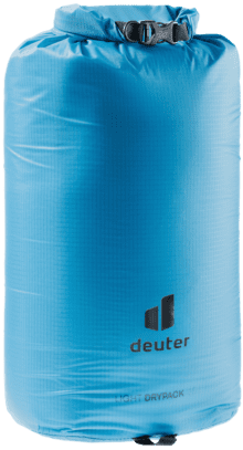 Легкий гермомешок Deuter Light Drypack 15 для активного отдыха, туризма и хайкинга, подходит для носки одежды и обуви в походах и путешествиях