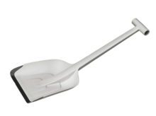 Лопата Fiskars SnowXpert белая для активного отдыха, туризма, альпинизма, рыбалки и путешествий в зимних условиях, экипировка для outdoor, обувь и одежда для походов и активного образа жизни