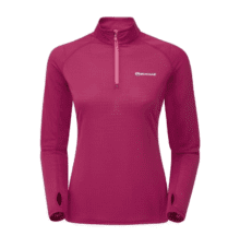 Женский батник Montane Allez Micro Pull On для активного отдыха, походов, туризма и путешествий, описание товара для онлайн-магазина экипировки для активной жизни