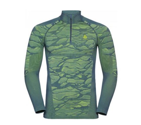 Термофутболка Odlo Blackcomb 1/2 Zip Turtle Neck L/S Mns
