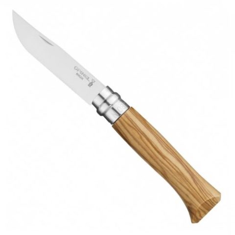 Cuţit Opinel Stainless Steel Olive wood №8