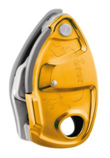 Туристическое спусковое устройство Petzl GRIGRI+ для активных прогулок альпинизма трекинга и путешествий с экипировкой для скалолазания и горных походов