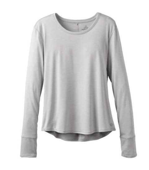 Футболка Prana Revere LS Wmn silver