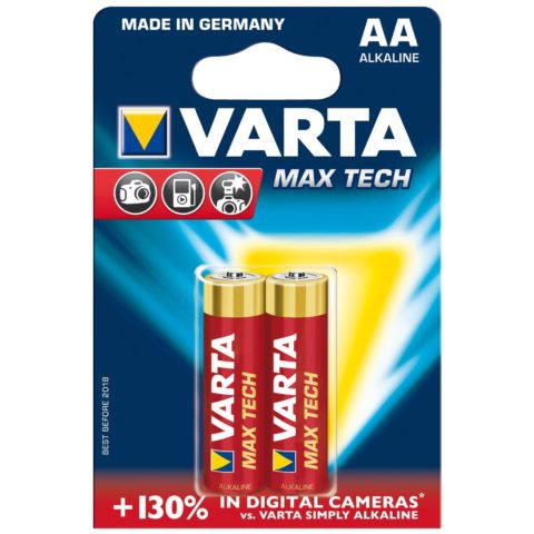 Батарейки Varta MAX TECH AA 2 шт