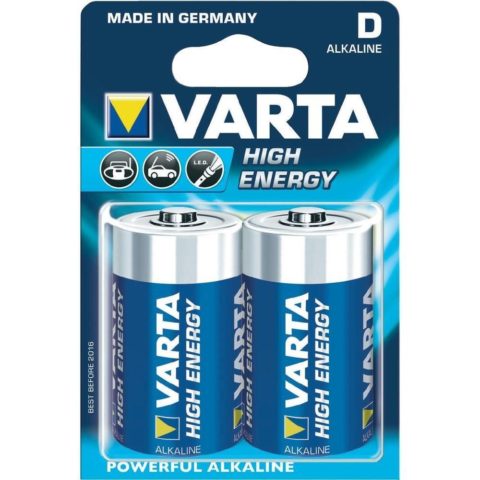 Батарейки Varta High Energy D 2 шт