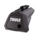 Thule WingBar 711 + Rapid System 754/ Evo Raised Rail 7104 + adaptor (Black)
