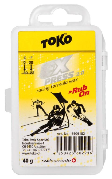 Воск для лыж Toko Express Racing Rub On 40g