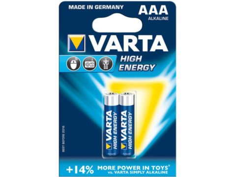 Батарейки Varta High Energy AAA 2 шт