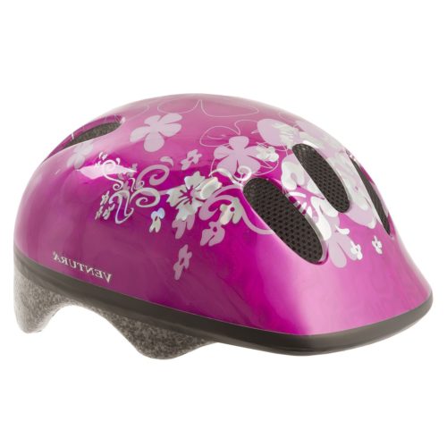 Велосипедный шлем M-Wave KID-S Flower Pink
