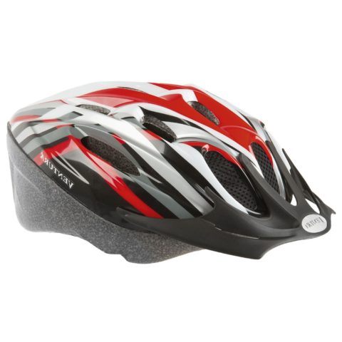 Велосипедный шлем Ventura Red/Black/White/Silver
