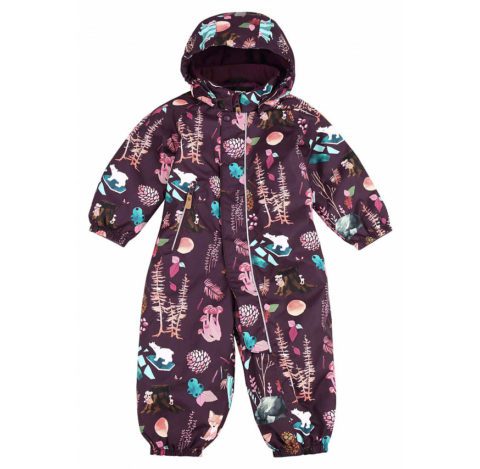 Salopetă copii Reimatec Puhuri deep purple 496A