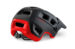 Велосипедный шлем Met Terranova black red glossy