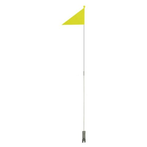 Steguleț reflectorizant M-WAVE security flag neon-yellow, 150 cm