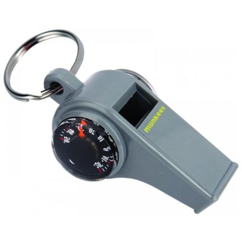 Fluier Munkees 3 Function Whistle Compass & Thermometer