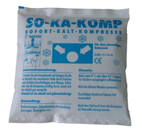 Охлаждающий компресс Einweg Cooling pack