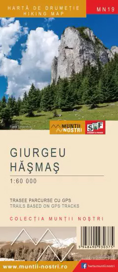 Harta turistică "Muntii Giurgeu Hasmas"