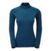 Батник Montane Dart Zip Neck Wmn narwal blue