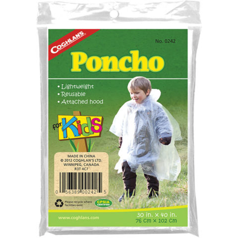 Пончо Coghlans Poncho for kids transparent