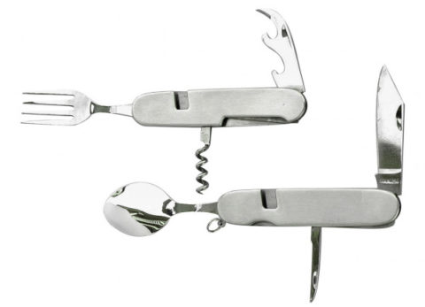 Set tacâmuri BasicNature Cutlery Biwak Survival