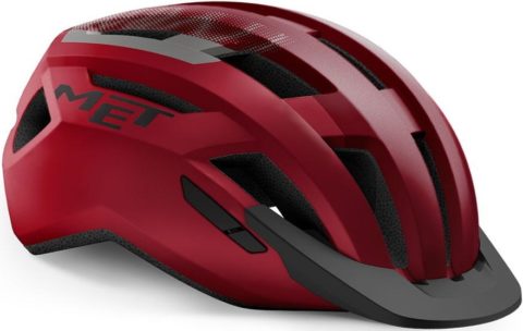 Велосипедный шлем Met Allroad Matt red black