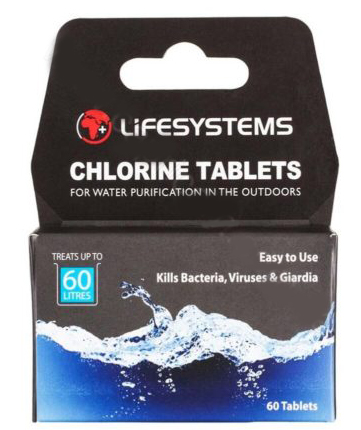 Таблетки обеззараживающие Lifesystems Chlorine WP Tablets
