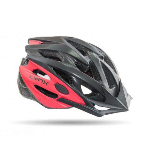 Велосипедный шлем Lynx Les Gets red/black