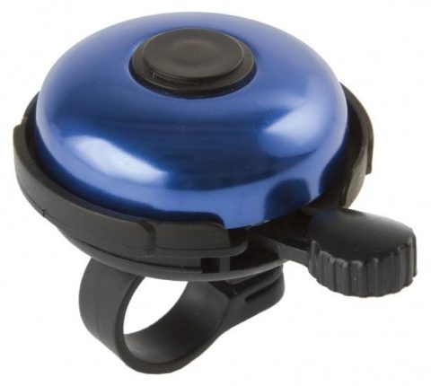 Велосипедный звонок M-WAVE alloy bell blue/black 420154