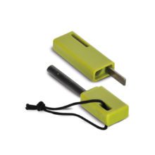 Миниатюра коробки зажигалки для активного отдыха снаряжение для туризма и альпинизма в интернет-магазине Кремень Pinguin Firestarter Box для походов и путешествий