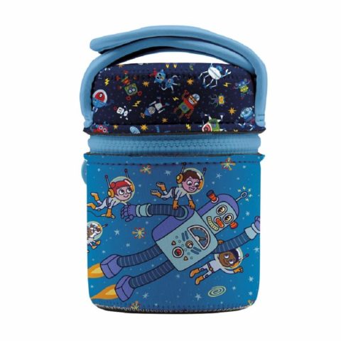 Термос Laken Thermo food container 0,5 L + neoprene cover Space Robots