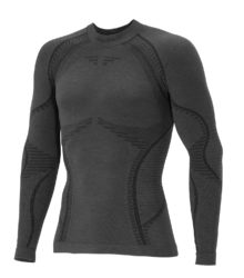 Термофутболка Accapi Ergowool LS Mns in iron black для активного отдыха, походов, альпинизма и путешествий на сайте онлайн магазина одежды и экипировки для активной жизни