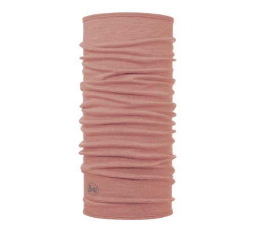 Buff de lână merino grosime medie Melange Rosewood