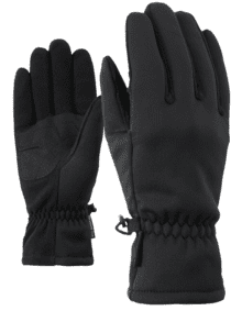 Легкие женские перчатки Ziener Importa для активного отдыха, туризма и скалолазания на фоне природы, подходящие для путешествий и занятий спортом на открытом воздухе