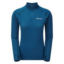 Влагостойкий батник Montane Allez Micro Pull On Wmn для активного отдыха и путешествий, одежда и обувь для хайкинга и альпинизма для женской коллекции онлайн магазина спортивной экипировки