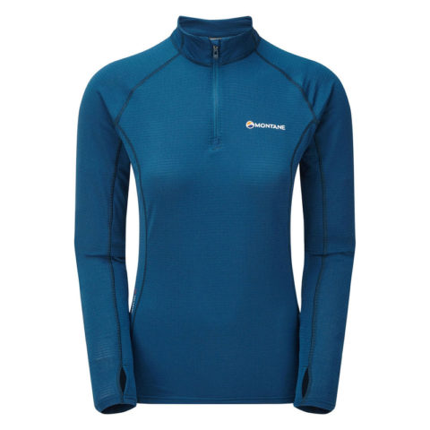 Батник Montane Allez Micro Pull On Wmn narwhal blue