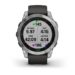 GPS часы навигатор Garmin Fenix 7 Silver with Graphite Band