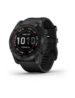 GPS часы навигатор Garmin Fenix 7X Sapphire Solar Black DLC Titanium with Black Band