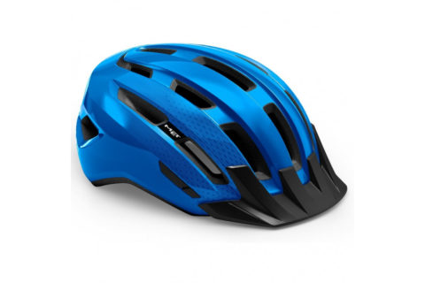Велосипедный шлем Met DownTown blue glossy