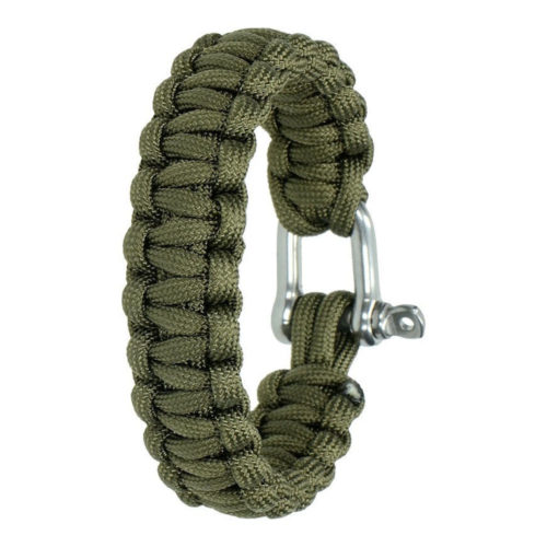 Браслет Highlander Paracord bracelet with shackle olive
