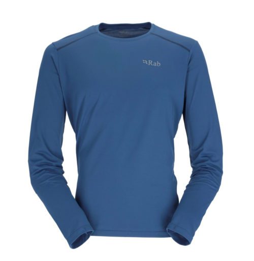 Термофутболка Rab Force LS Tee Mns nightfall blue