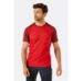 Термофутболка Rab Force Tee Mns ascent red/oxblood red